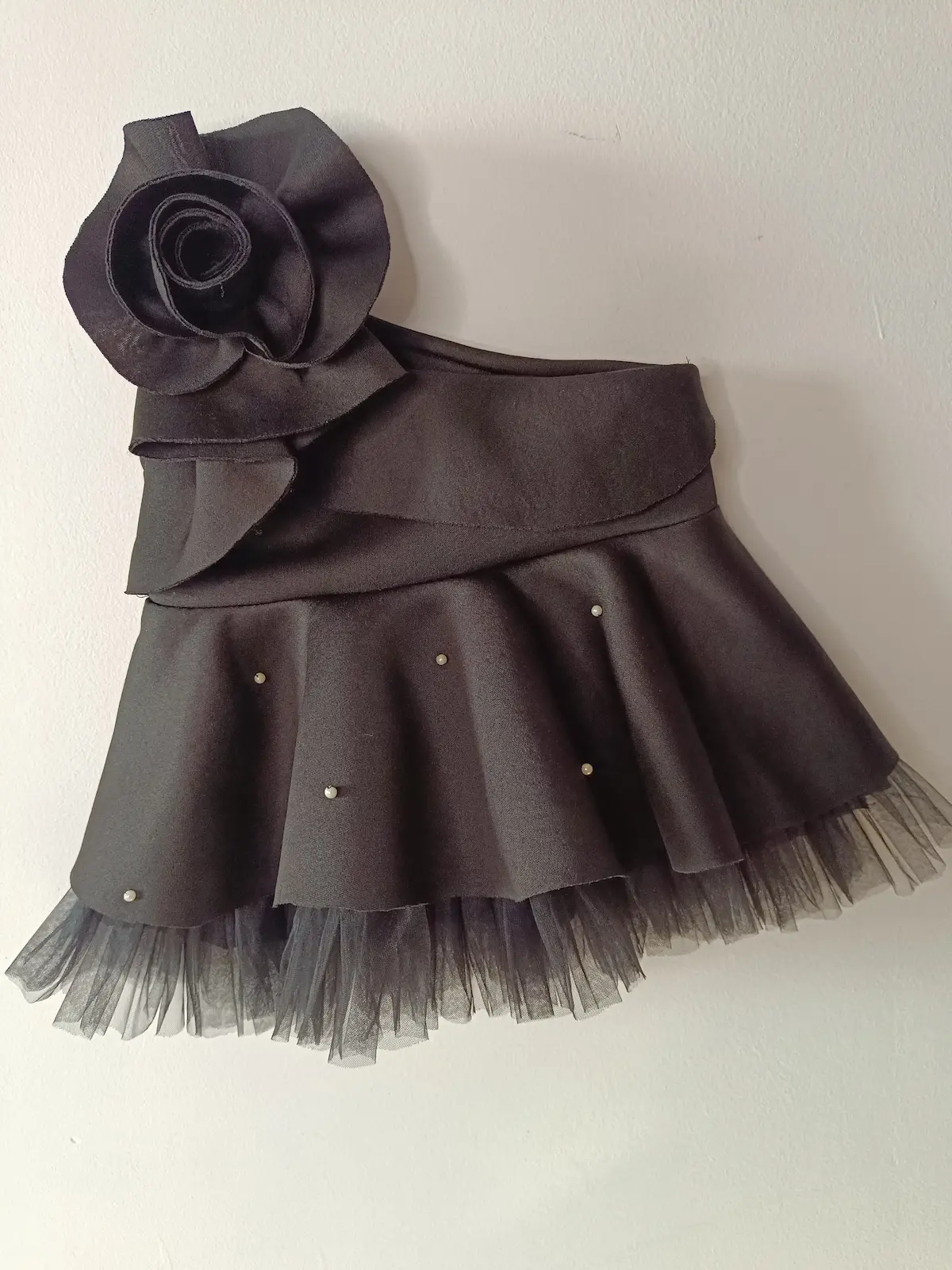 Grey Bow Charm